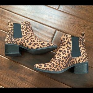 Cheetah Print Booties
